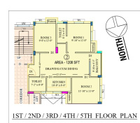 3 BHK Flat for Sale in Apcar Garden West, Asansol