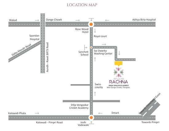 2 BHK Apartment 864 Sq.ft. for Sale in Thergaon, Pune