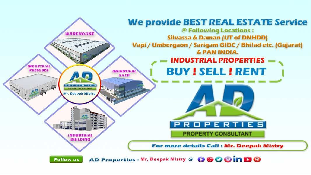  Factory 57000 Sq.ft. for Rent in Amli Ind. Estate, Silvassa